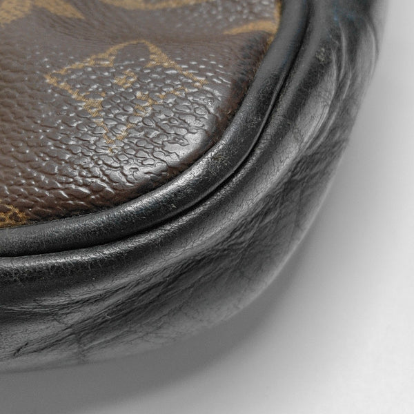 Monogram Coated Canvas Shoulder Bag Brown