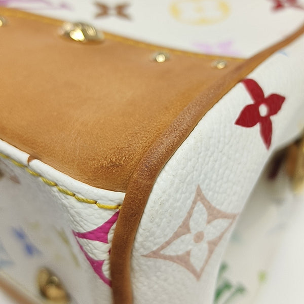 LV × TM BEVERLY MM Monogram Coated Canvas White