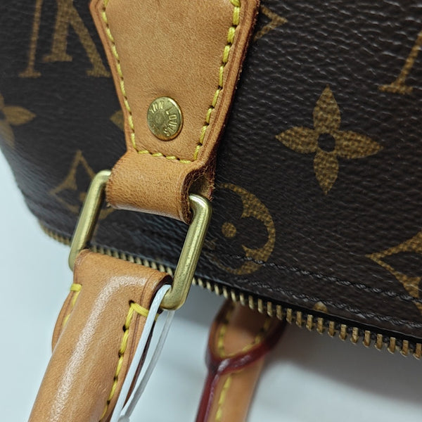 SPEEDY 25 Monogram Coated Canvas Brown