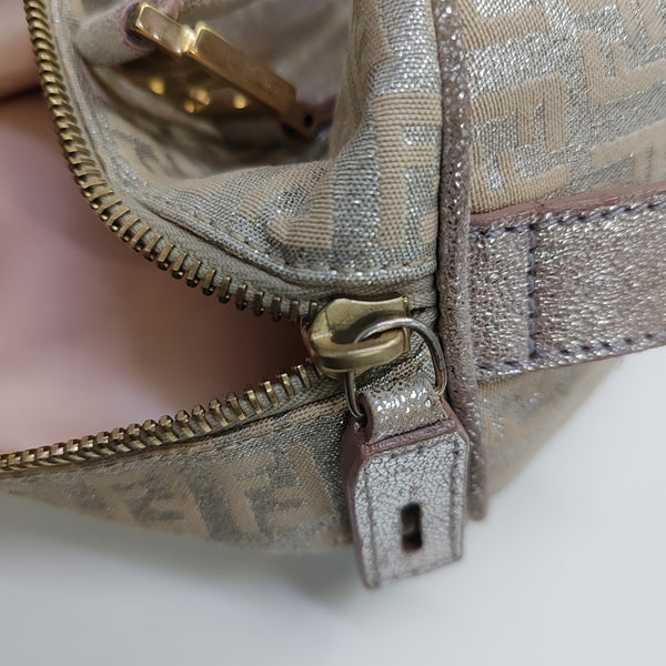Canvas Top Handle Bag White