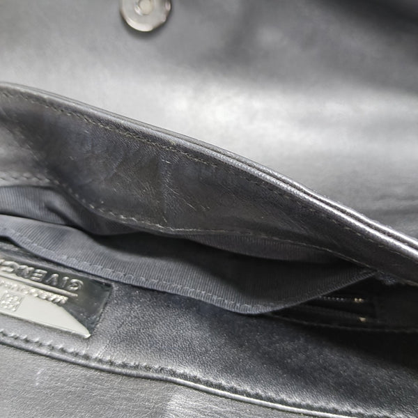 Calfskin Shoulder Bag Black