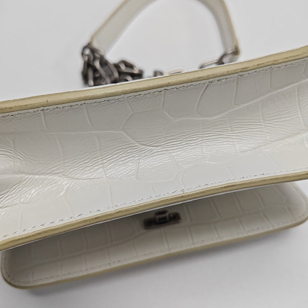 Calfskin Shoulder Bag White