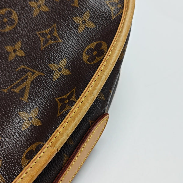 MENILMONTANT MM Monogram Coated Canvas Brown