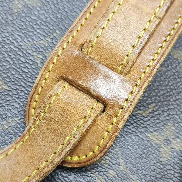SAUMUR 30 Monogram Coated Canvas Brown