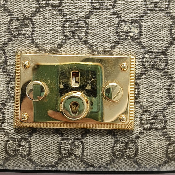 Padlock Small Monogram Coated Canvas Multicolor