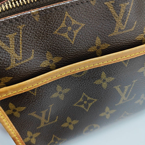 POPINCOURT Monogram Coated Canvas Brown