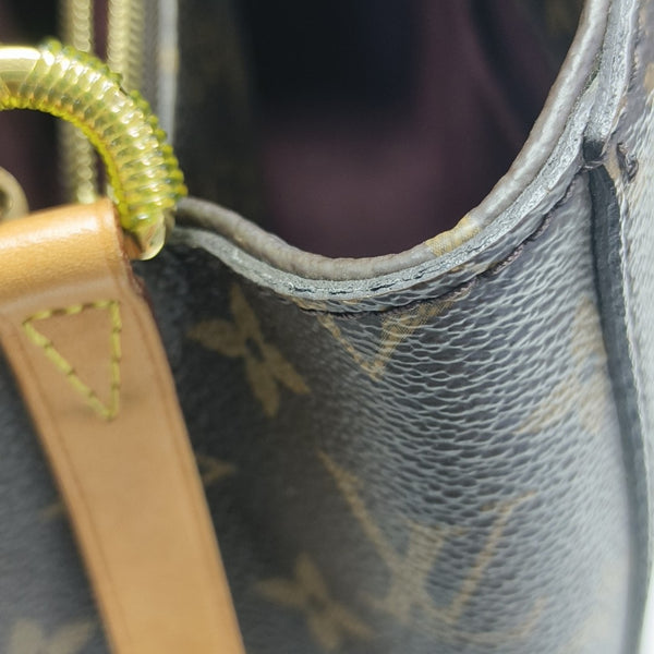 MONTAIGNE Monogram Coated Canvas Brown