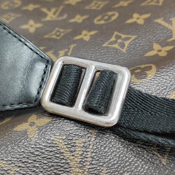 CHRISTOPHER MM Monogram Coated Canvas Brown