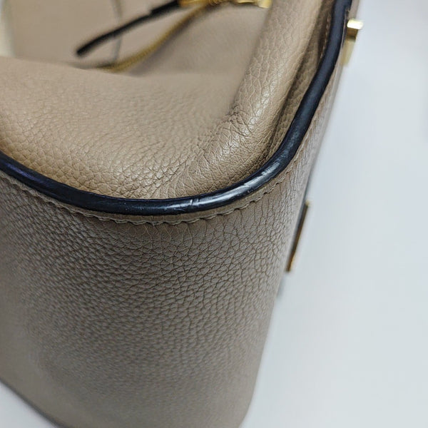Hammock Small Calfskin Beige