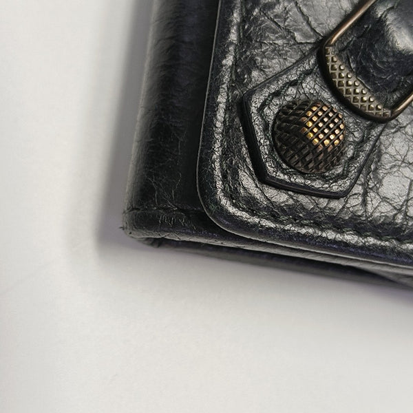 Classic City Lambskin Black Wallet