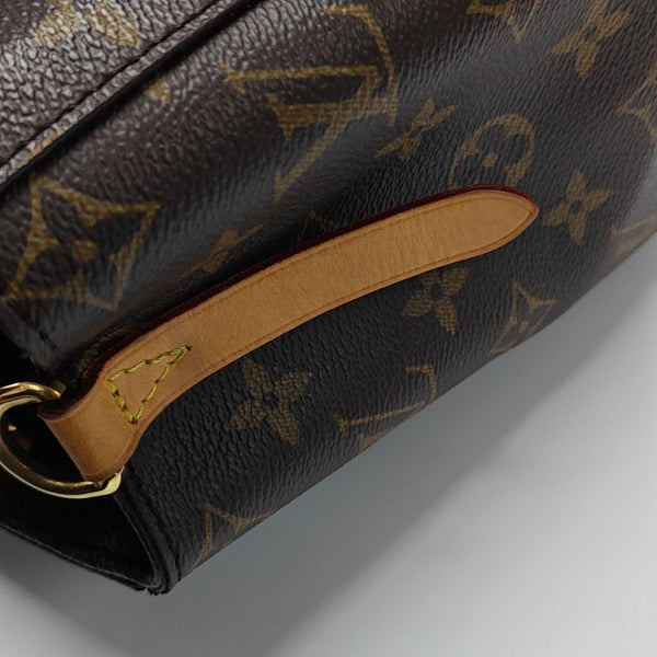 MONTAIGNE BB Monogram Coated Canvas Brown