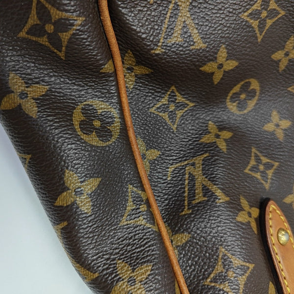 ESTRELA MM Monogram Coated Canvas Brown