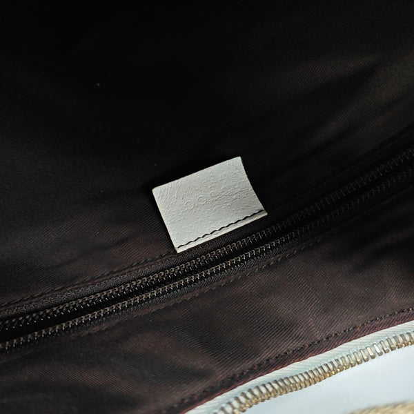 Monogram Coated Canvas Beige