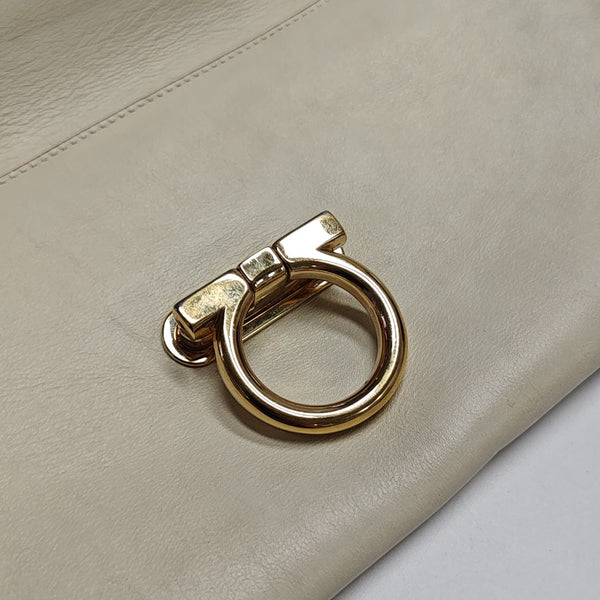 Calfskin Top Handle Bag White