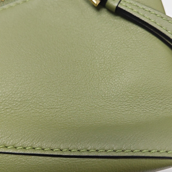 Puzzle Hobo Medium Calfskin Green