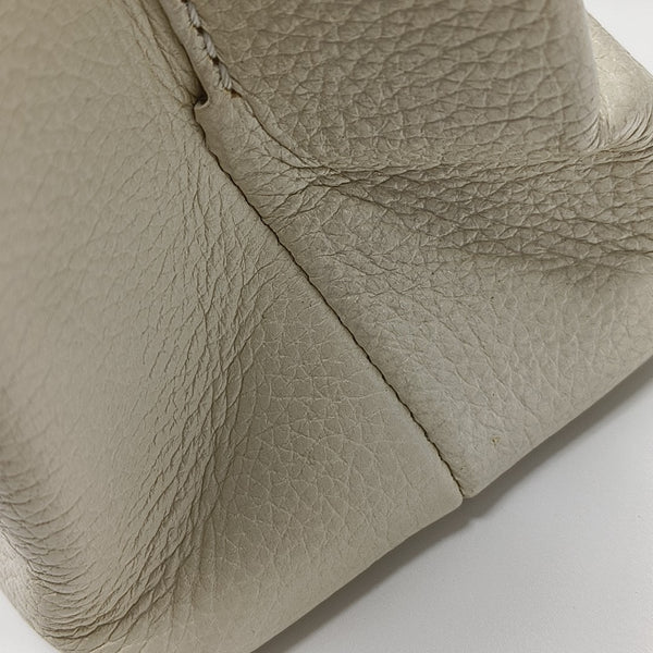 Shopping Bag Super Mini Calfskin White