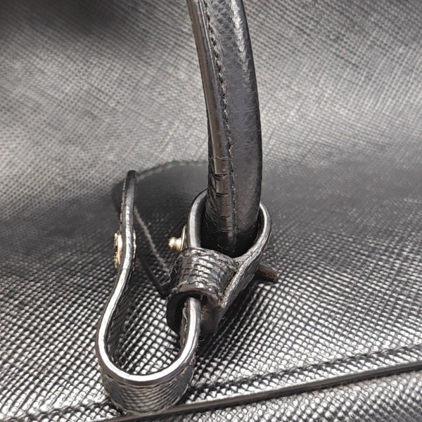 Twin Saffiano Calfskin Black
