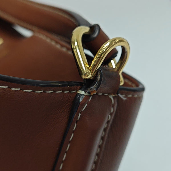 BUCKET 16 Calfskin Brown