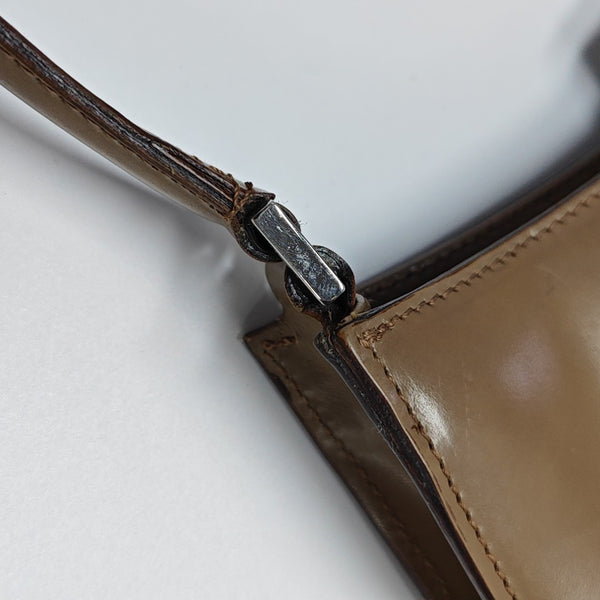 Calfskin Shoulder Bag Beige