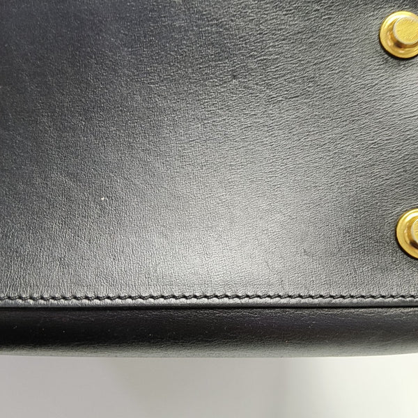 CITY STEAMER MM Calfskin Black