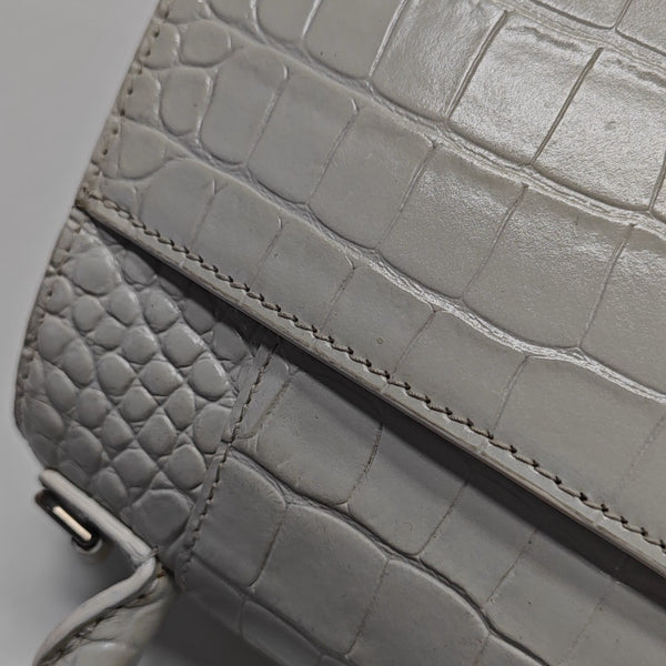 Hourglass S Calfskin White