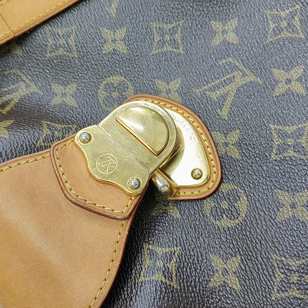 STRESA Monogram Coated Canvas Brown