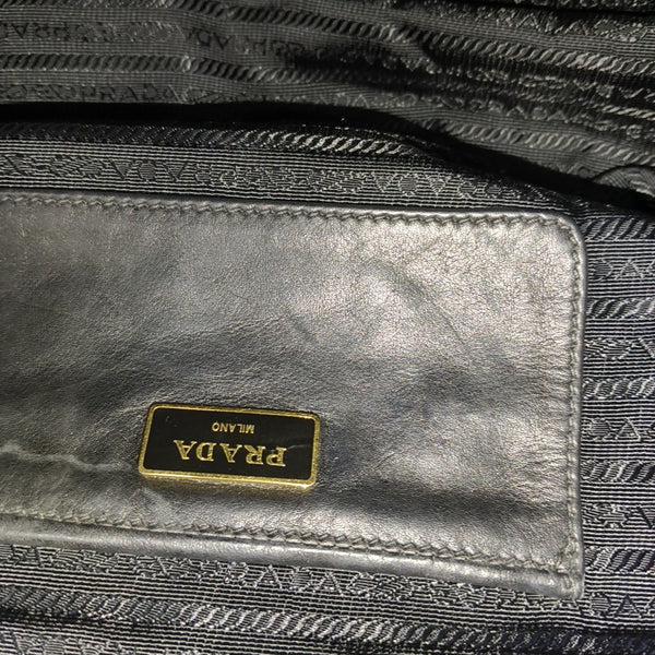 Quilted Calfskin Shoulder Bag Black