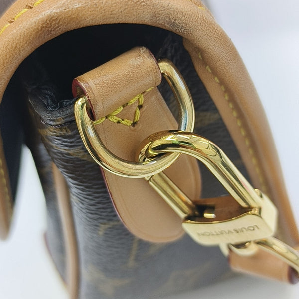DIANE Monogram Coated Canvas Brown