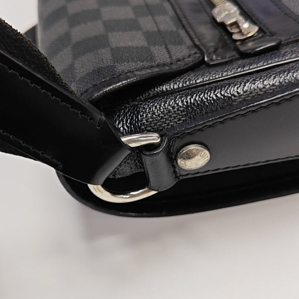 DANIEL Damier Graphite Coated Canvas Gray