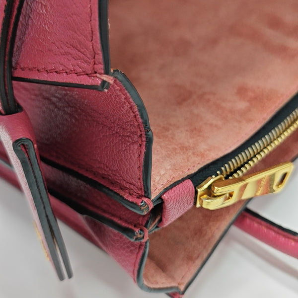 Calfskin Shoulder Bag Pink