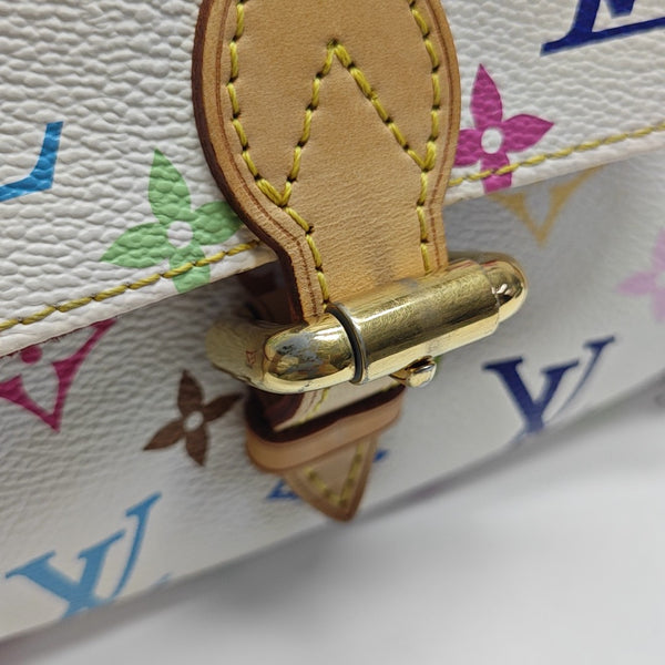 LV × TM PRISCILLA Monogram Coated Canvas White