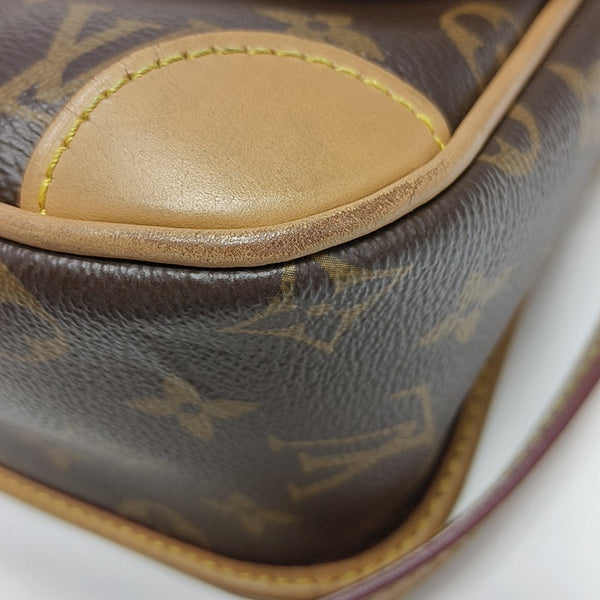 DIANE Monogram Coated Canvas Brown