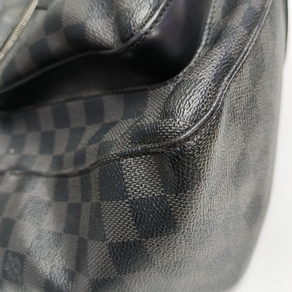 JOSH Damier Graphite Coated Canvas Gray