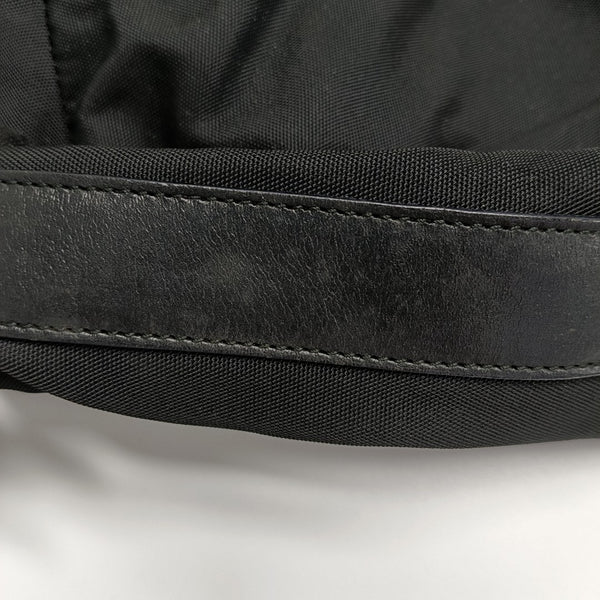 Nylon Top Handle Bag Black