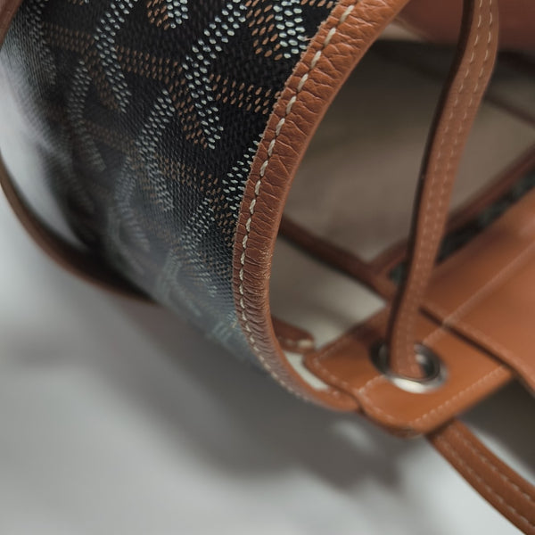 Rouette PM Coated Canvas Brown