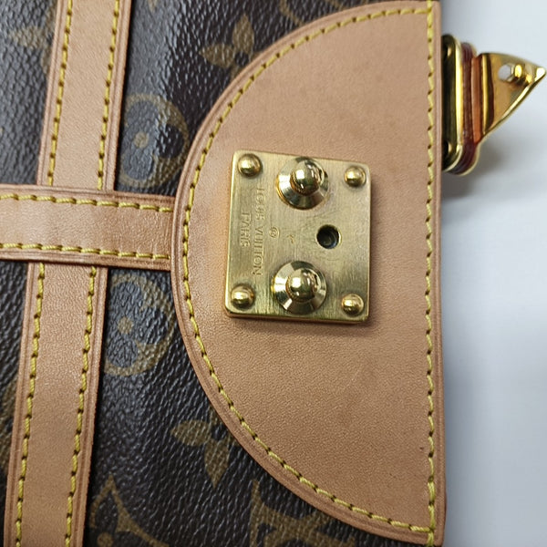 DUFFLE Monogram Coated Canvas Brown