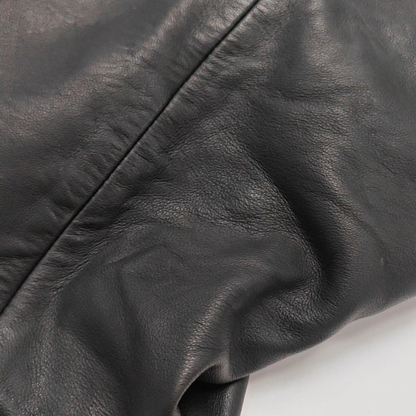 Lambskin Tote Bag Black