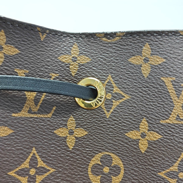NÉONOÉ MM Monogram Coated Canvas Brown