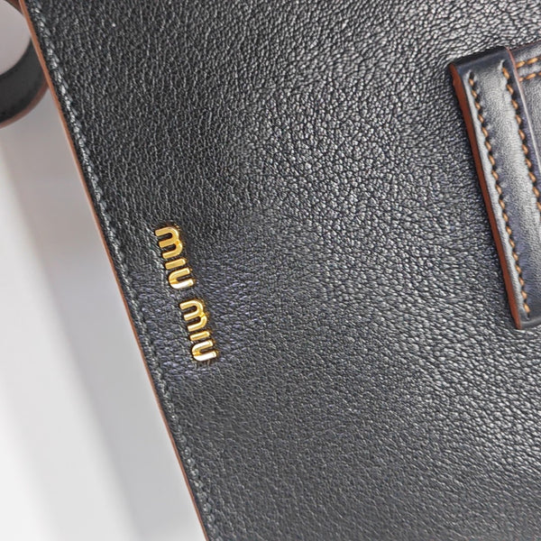 Miu Lady Calfskin Black