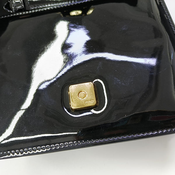 Karligraphy Patent Leather Black