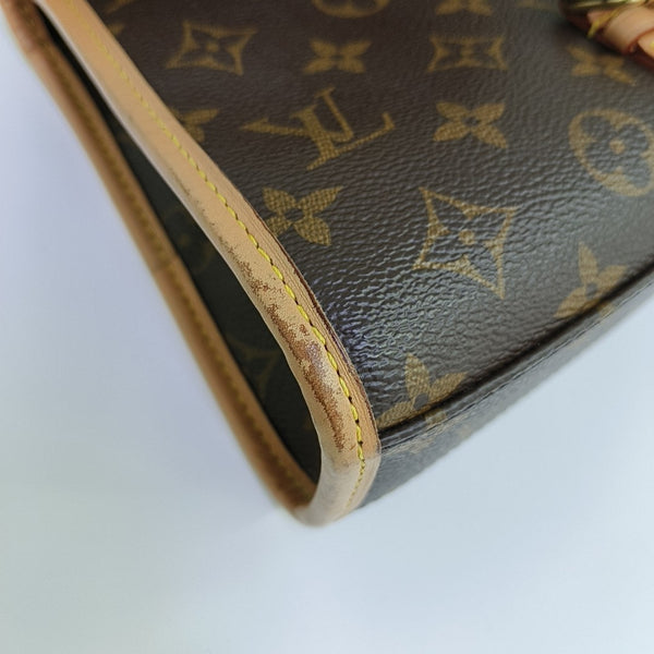 IVY Monogram Coated Canvas Brown