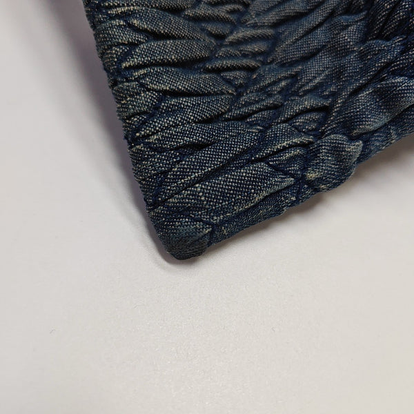 Crystal Quilted Denim Blue