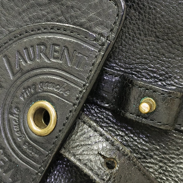 Calfskin Shoulder Bag Black
