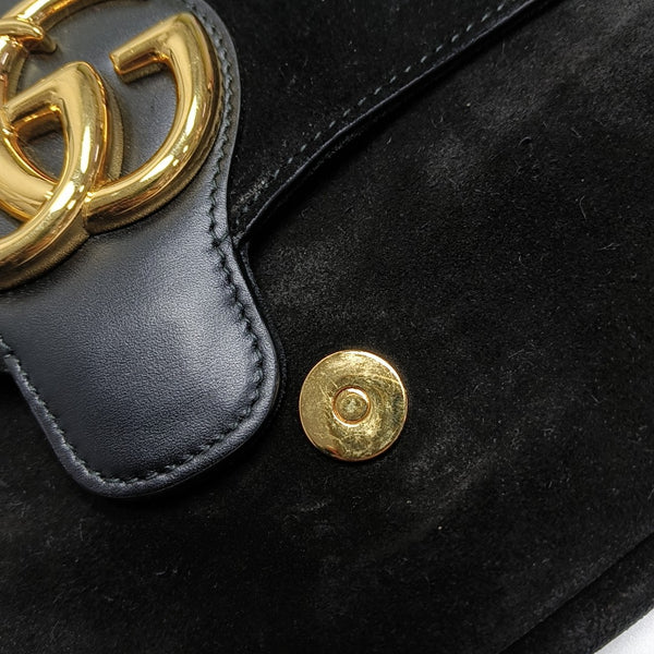 Arli Medium Suede Black