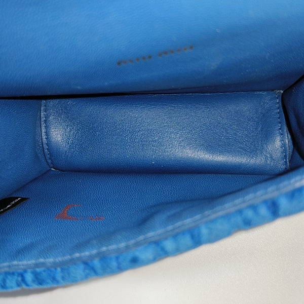 My Miu Mini Velvet Blue