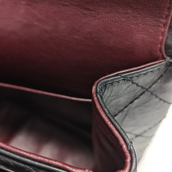 2.55 Maxi Quilted Calfskin Black