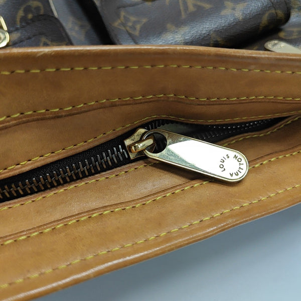 HUDSON GM Monogram Coated Canvas Brown