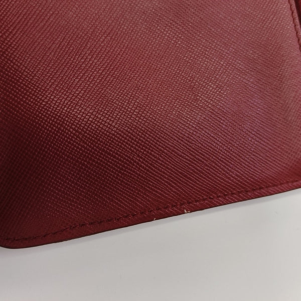 Calfskin Wallet Red