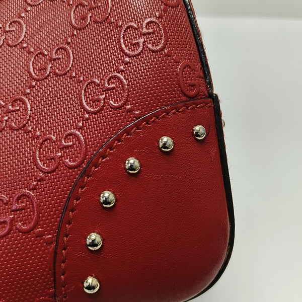 Microguccissima Calfskin Red