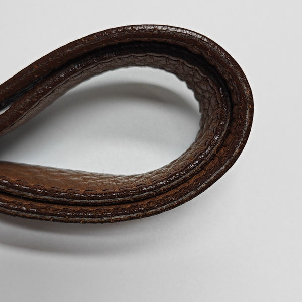 Calfskin Top Handle Bag Brown